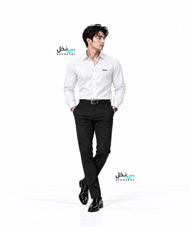 پیراهن مردانه مجلسی طرح باسBoss