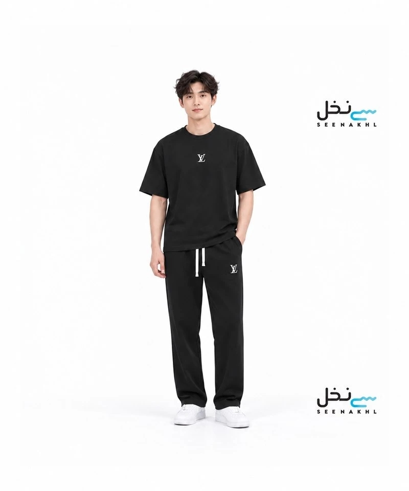 ست تیشرت و شلوار مردانه طرح LV
